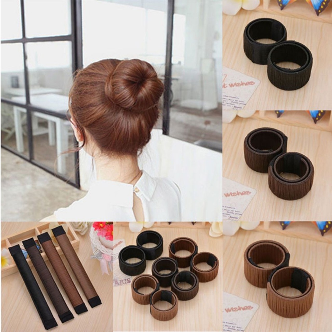 Magic Hair Styling Multi Function Hair Donut Girls Hair Accessories French Twist Magic DIY Tool