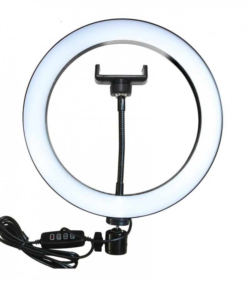 20CM LED STUDIO CAMERA RING LIGHT PHOTOGRAPHY (WITH HOLDER)