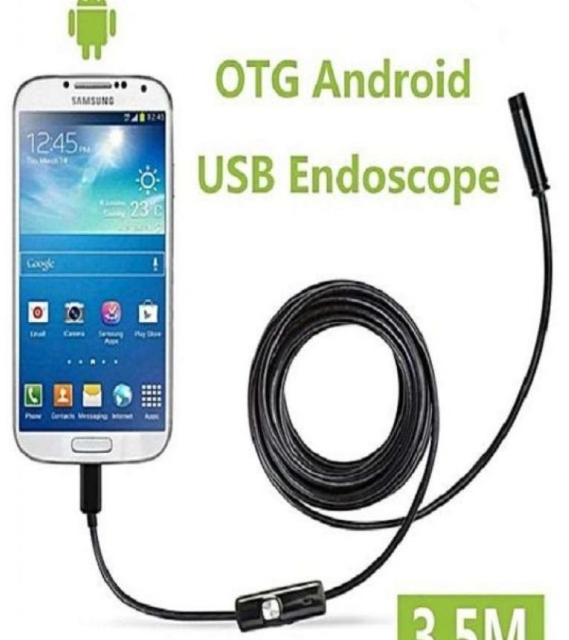 7Mm Usb Endoscope Borescope Inspection Snake Camera Otg Micro Usb Endoscope