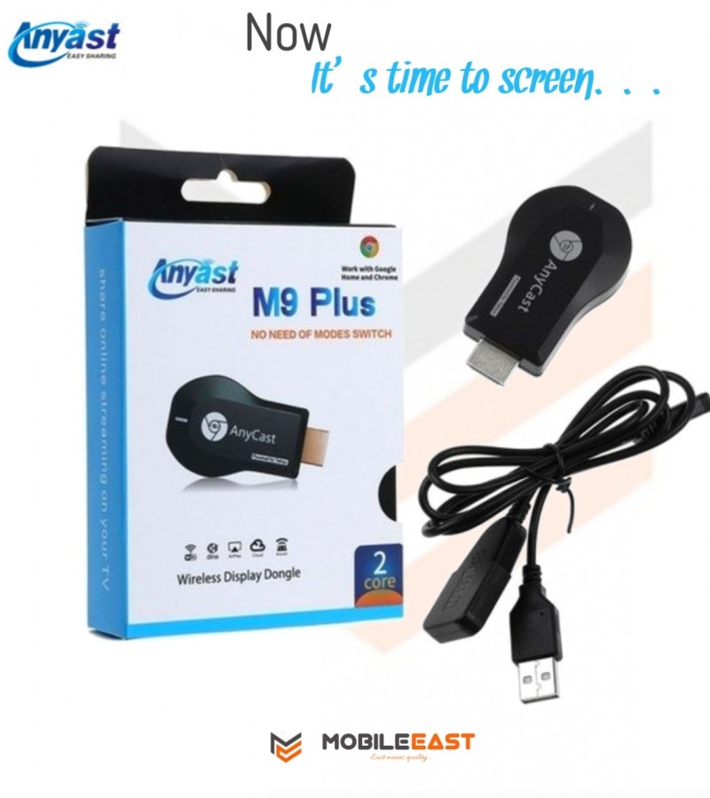 ANYCAST M9 PLUS HDMI WIRELESS WATCH MOBILE SCREEN ON TV