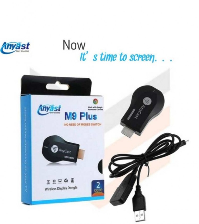 ANYCAST M9 PLUS HDMI WIRELESS WATCH MOBILE SCREEN ON TV No Ratings