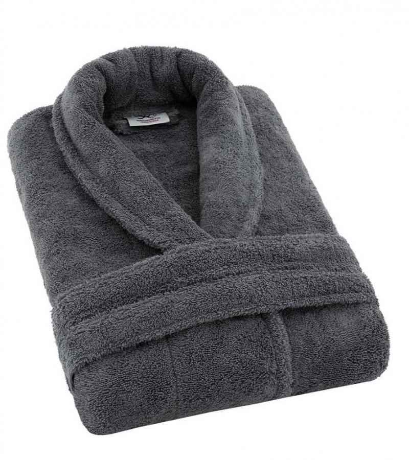 Bathrobe 100% Cotton Terry Toweling Shawl Unisex Bathrobes Dressing Gown Bath Robe