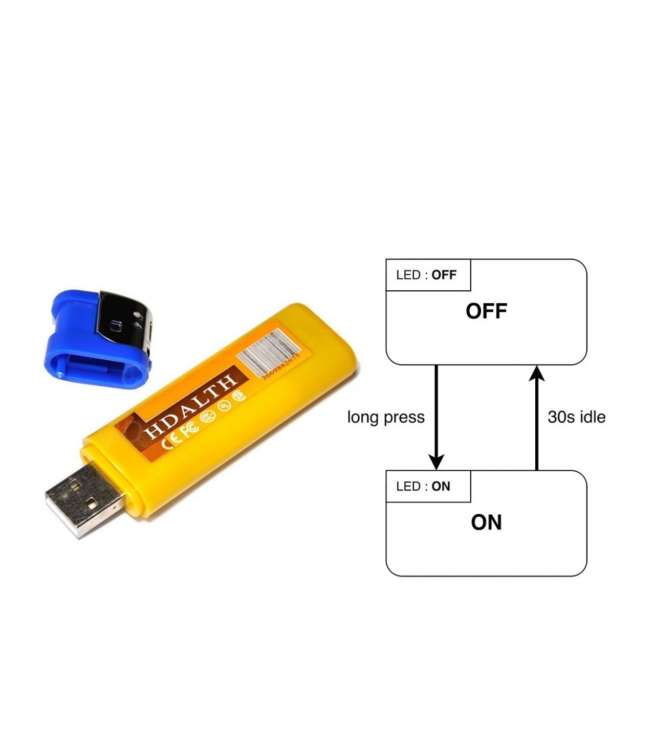 DVR K6 Cigarette Lighter With Hidden Spy Camera - HD 1080P