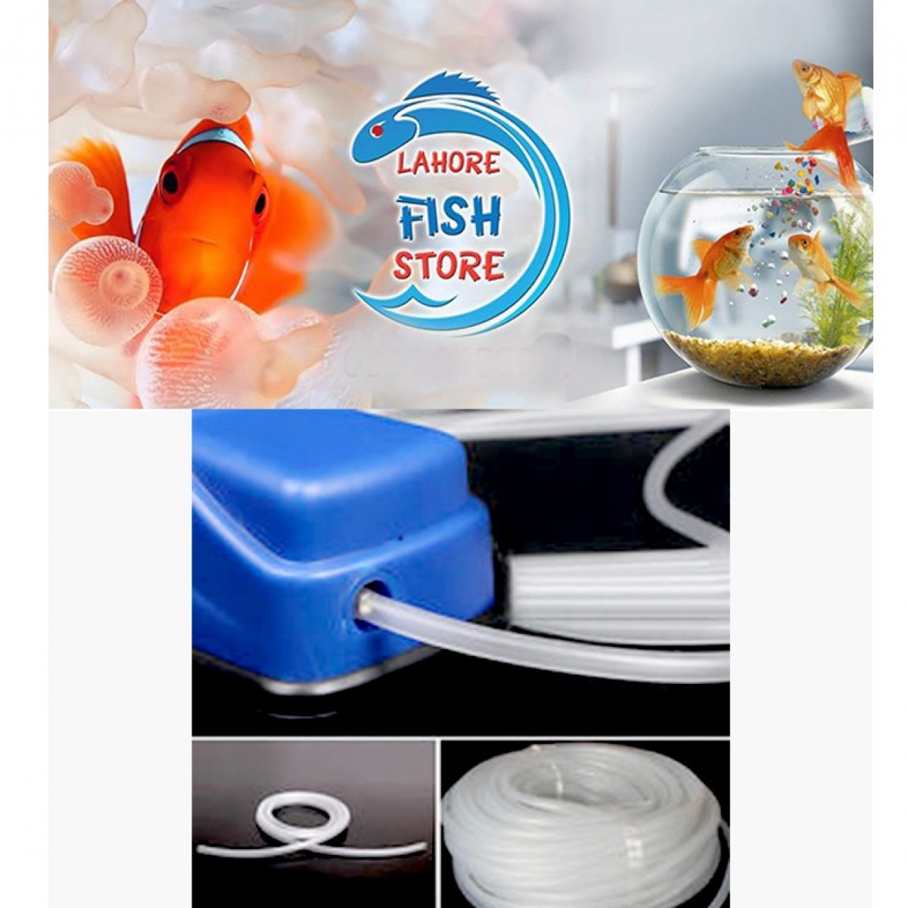 Fish Aquarium Air Pipe for Pumps and Water Filters - 10 foot