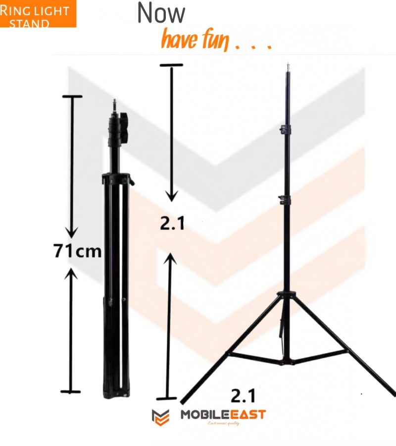 Flash Ring Light Stand-7ft