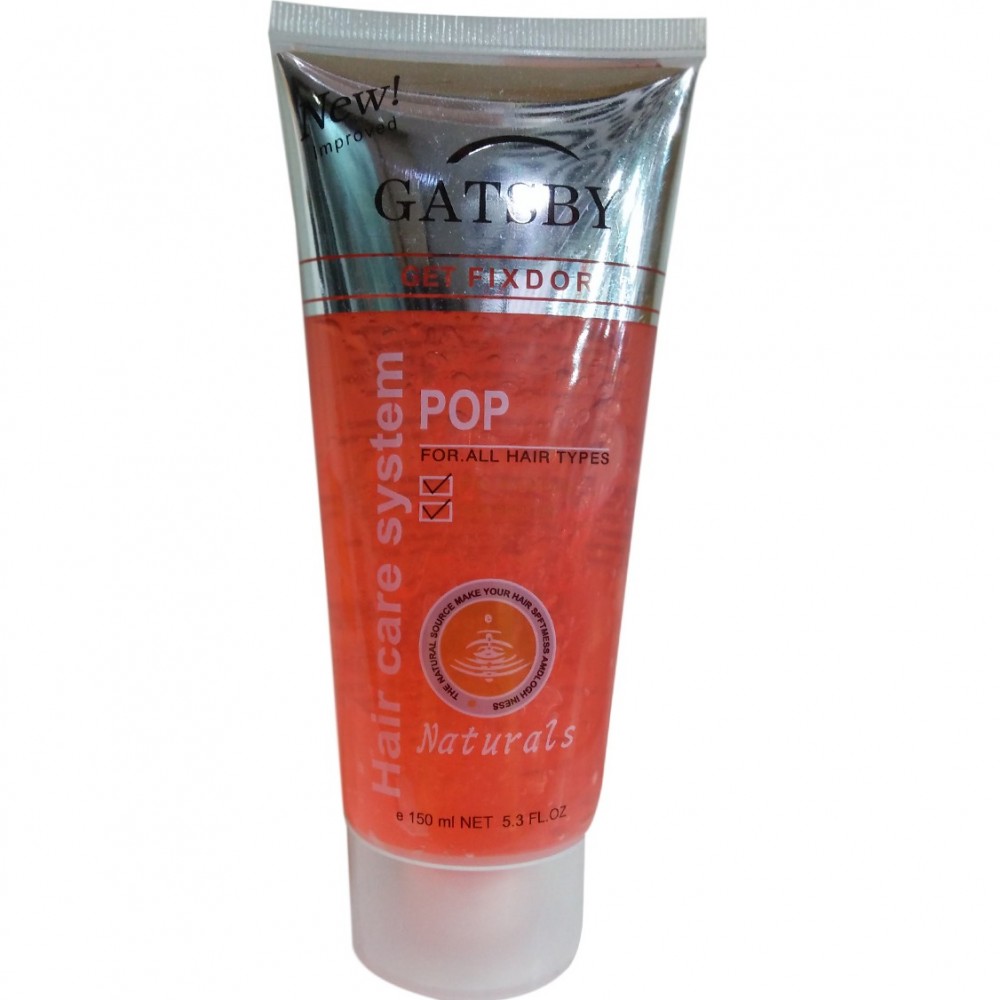 Gatsby Styling Hair Gel - Hair Care System - Orange - 150ML