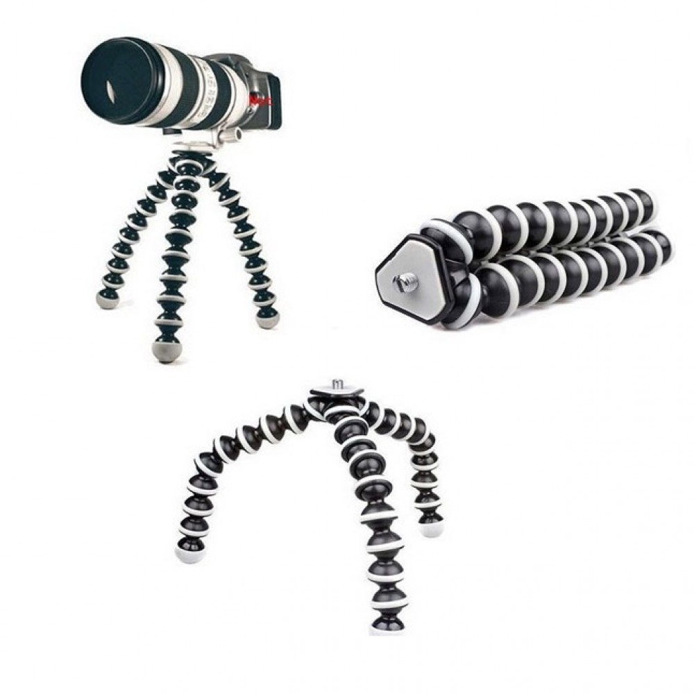 Gorilla Camera And Mobile Tripod Stand 829 - Black