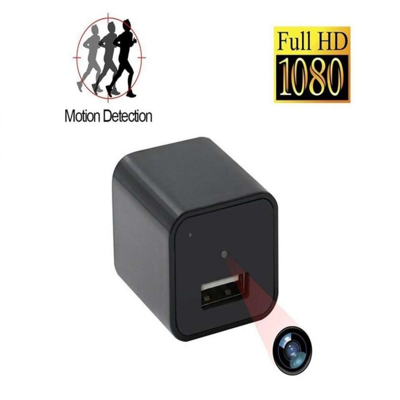 USB Charger & Camera - 8GB Memory