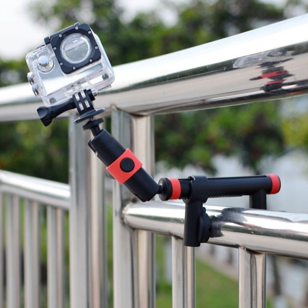 Multi-Function Action Clamp & Locking Arm For Sports Action Cameras