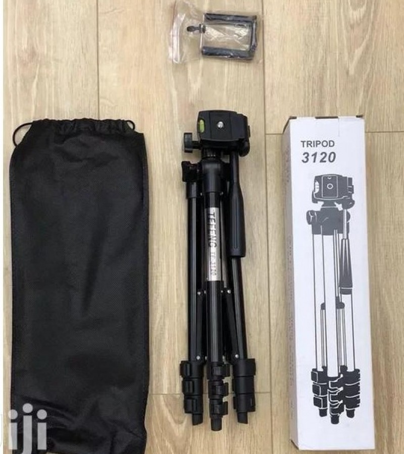 New 3120 Tripod Stand For DSLR CAMERAS-SMARTPHONES-ANDROID-Tripod Stand For YouTuber and TikToker