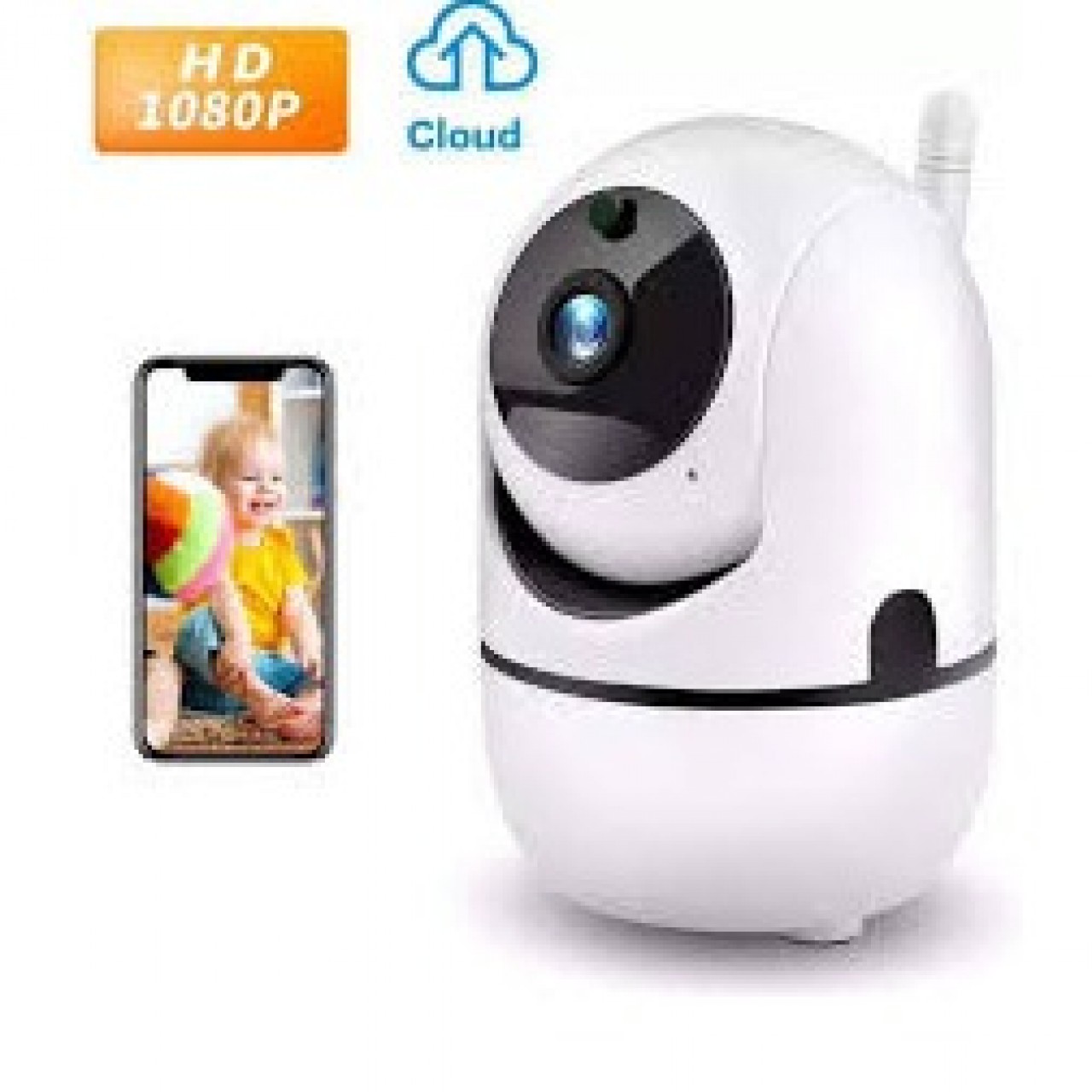New HD 2MP IP WIFI Camera With Motion Auto Tracking IR Night Vision TF Slot Alarm Recording PTZ IP C