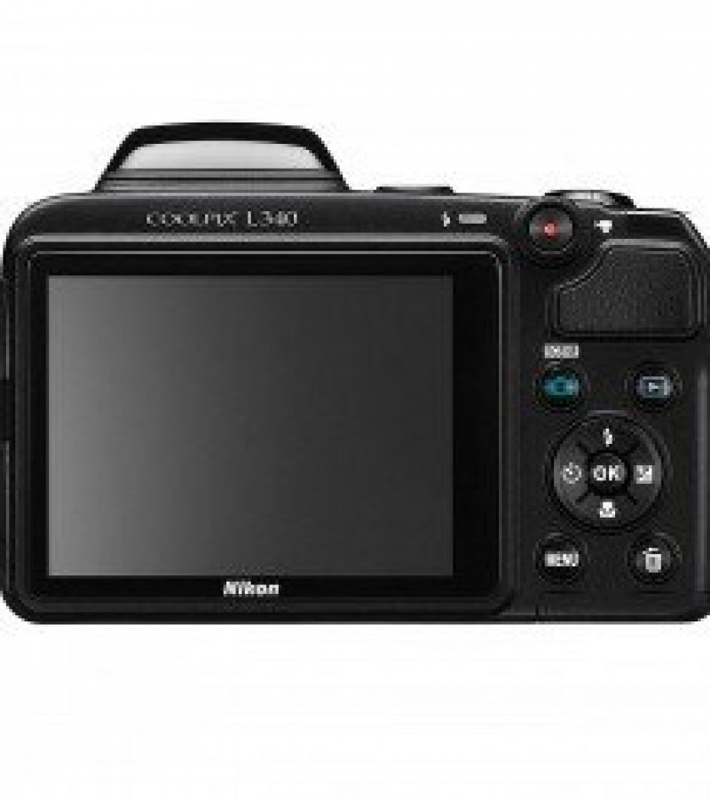 NIKON L-340 Coolpix Digital Camera With 28x Optical Zoom - 20.2 Mega Pixels