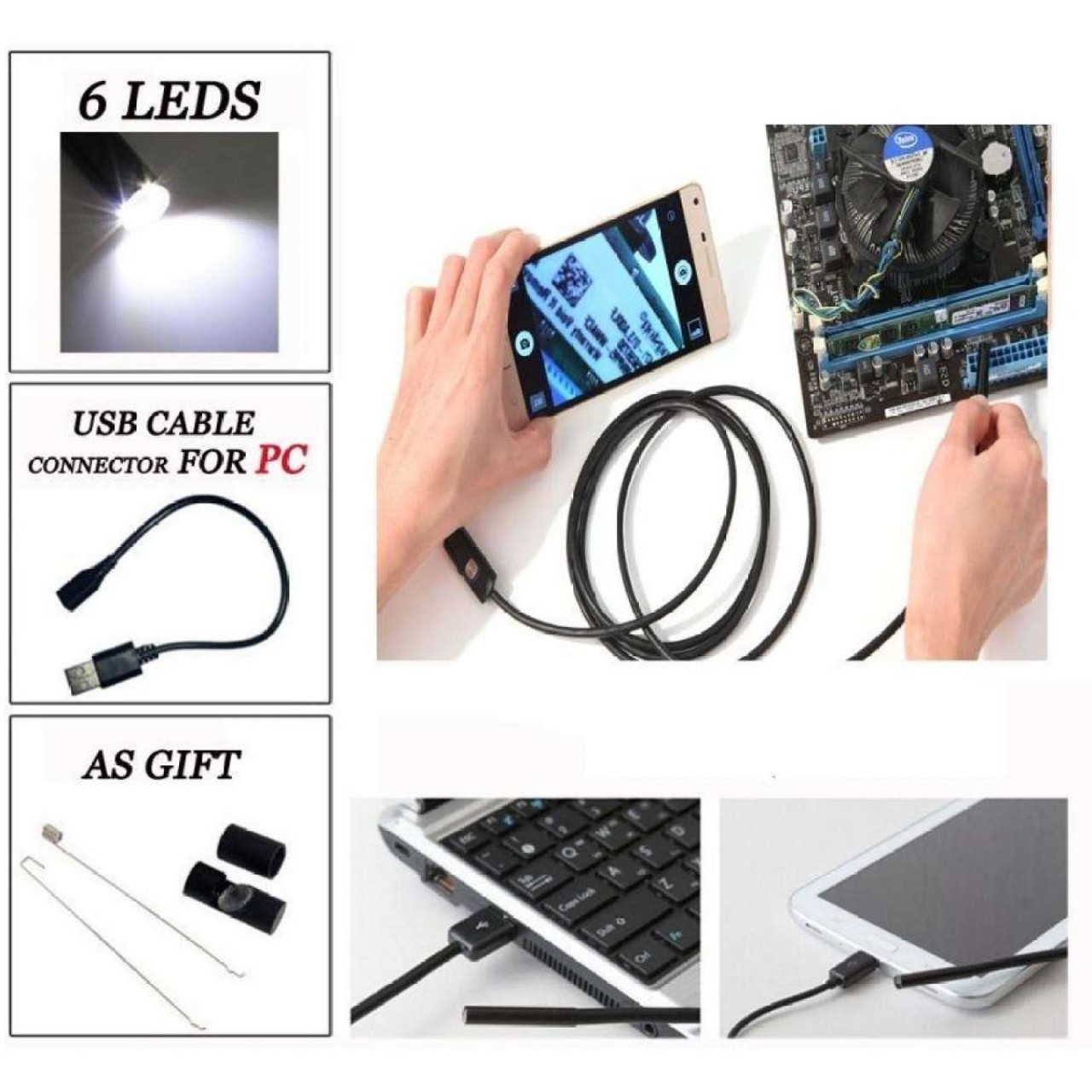 Waterproof Spy LED Camera