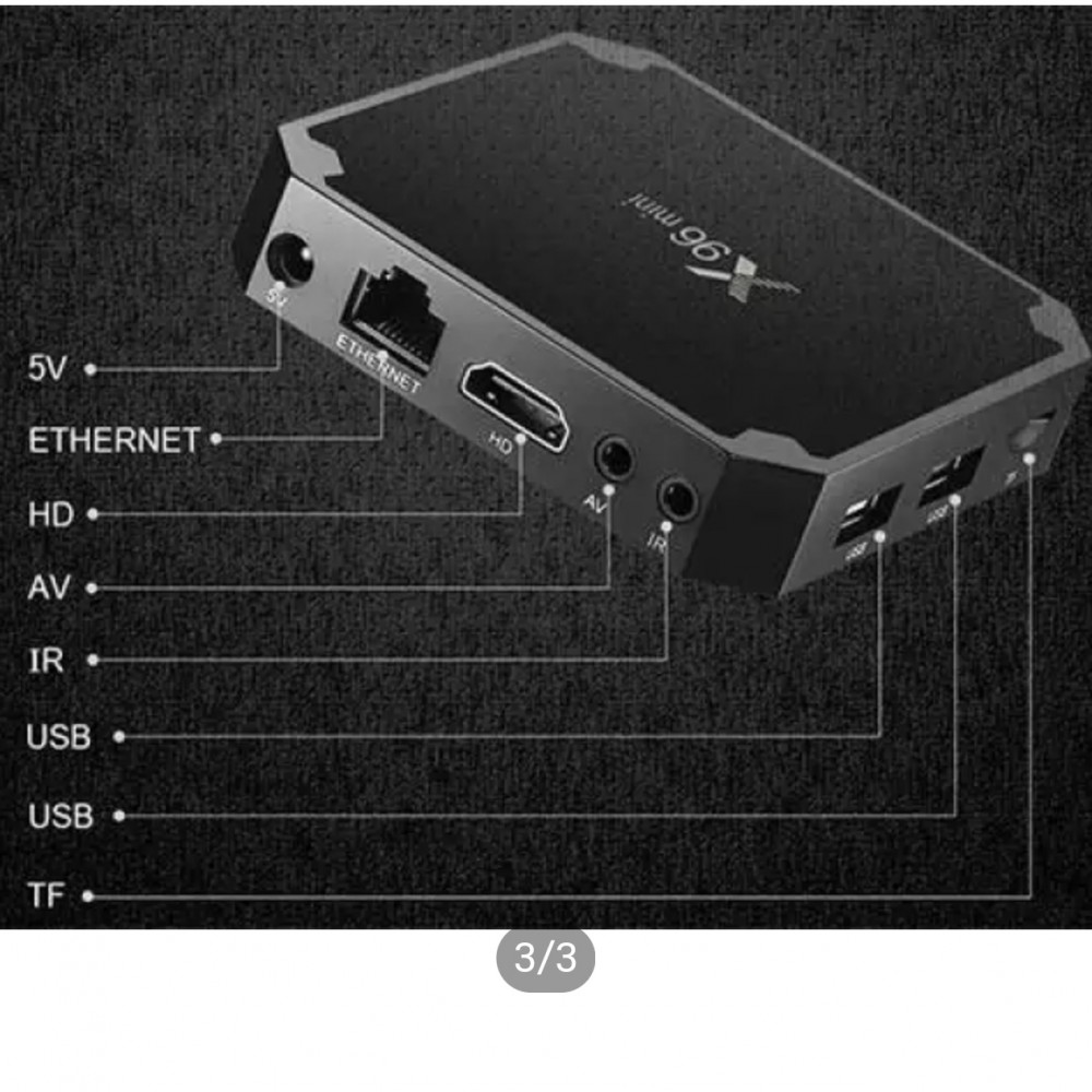 x96 mini Android Tv box - 2GB Ram - 16GB Rom