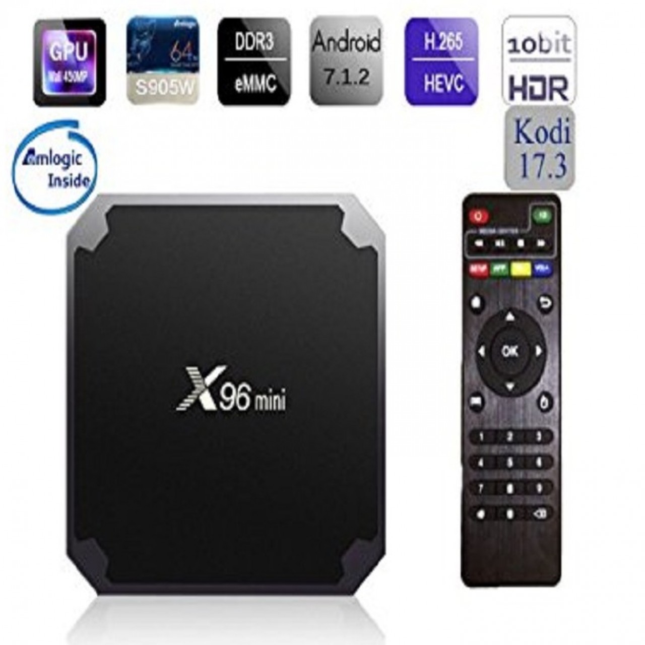 X96 Mini Android Smart TV Box Quad Core 2g+16g