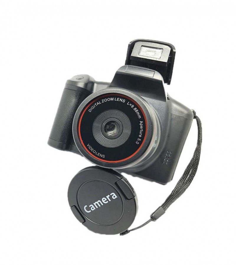 XJ05 Digital Camera SLR 4X Digital Zoom LCD Screen 3mp CMOS 12MP Resolution-Black
