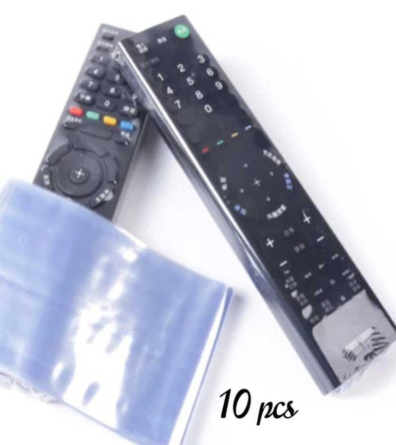 10 Pcs Clear Shrink Film For Remote Control
