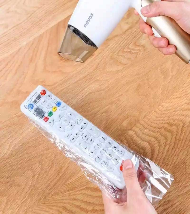 10 Pcs Clear Shrink Film For Remote Control