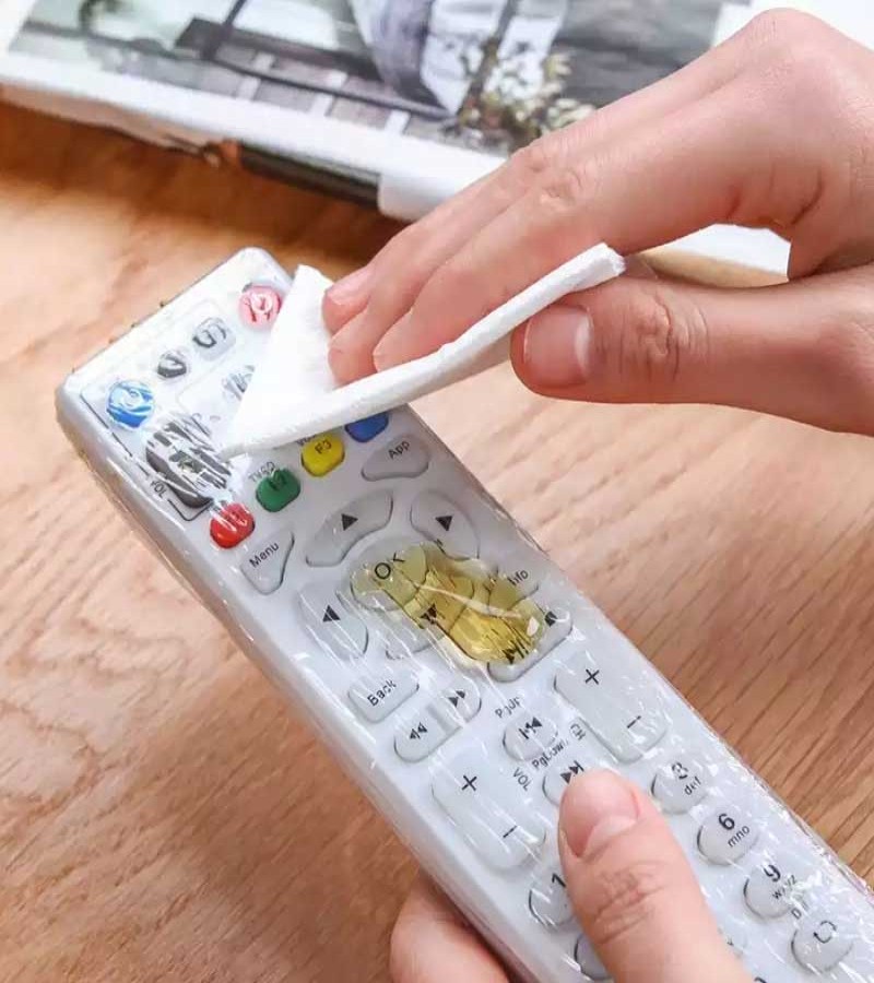 10 Pcs Clear Shrink Film For Remote Control