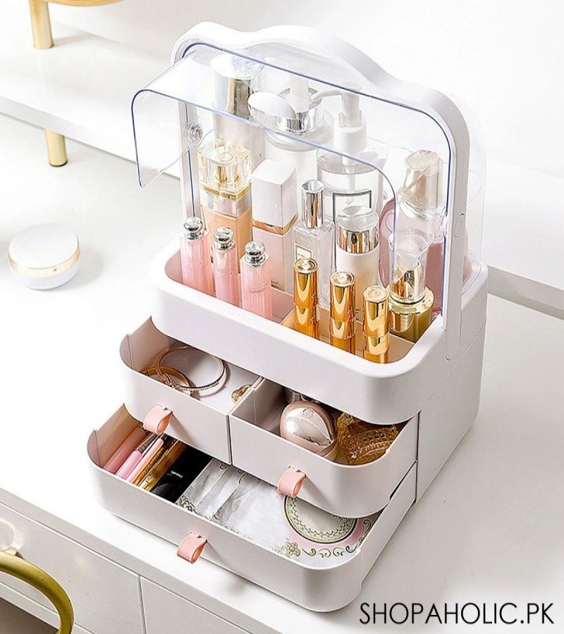 3 Drawer Modern Cosmetic And Makeup Organizer
