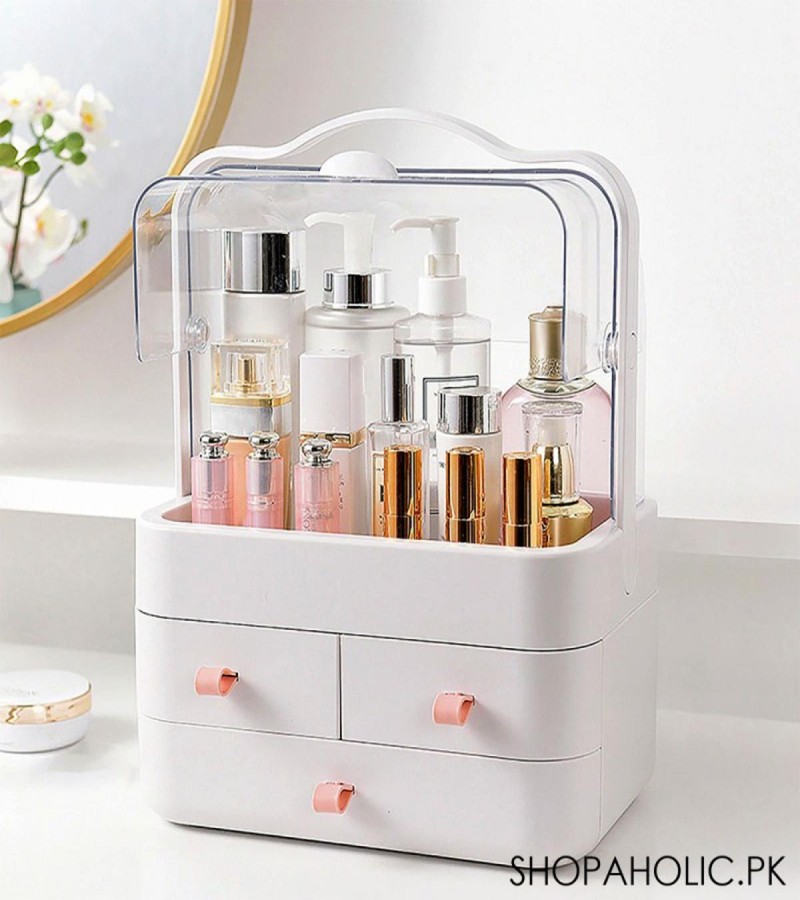 3 Drawer Modern Cosmetic And Makeup Organizer