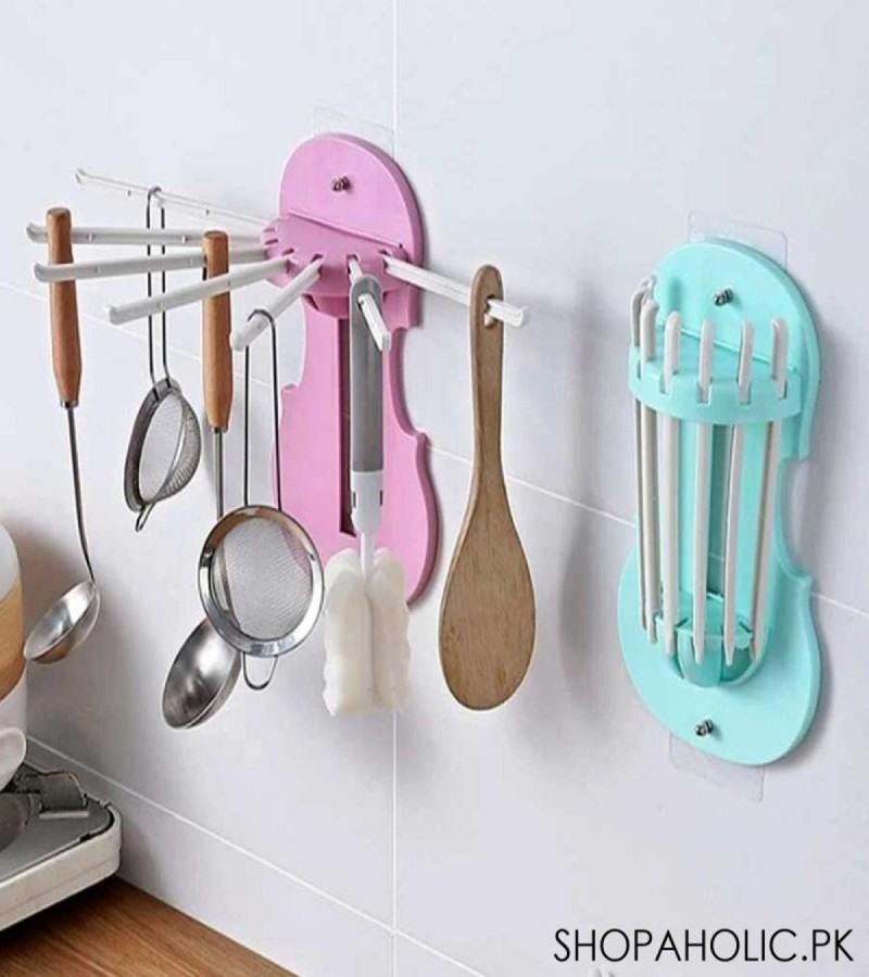7-IN-1 Retractable Wall-Mounted Pull-Out Rack