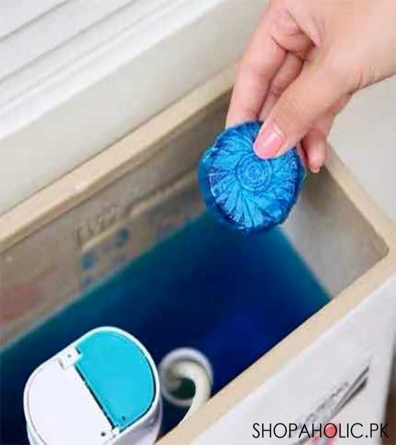 Blue Bubble Toilet Freshener And Flush Cleaner