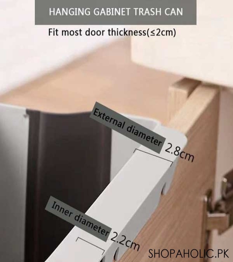 Foldable Kitchen Cabinet Door Hanging Trash Bin