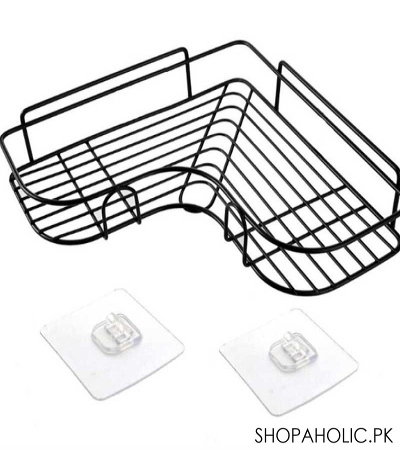 Kitchen And Bathroom Corner Iron Rack