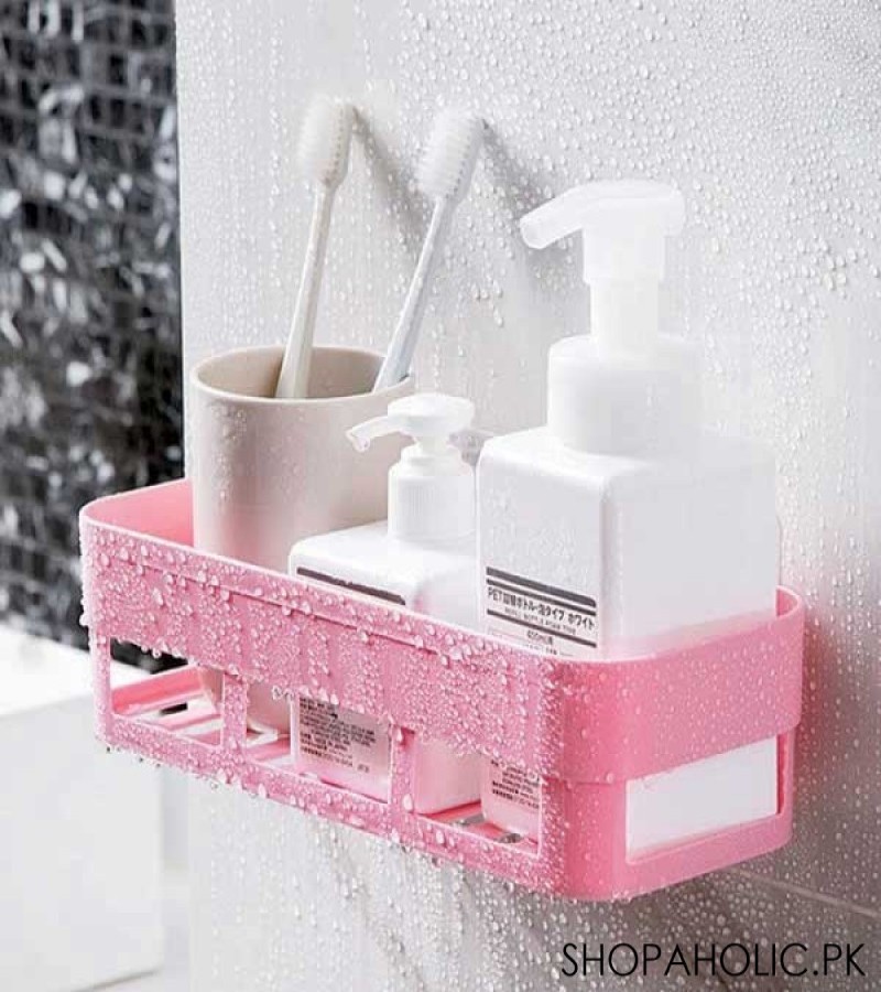 Kitchen And Bathroom Storage Shelf Rack Screwless