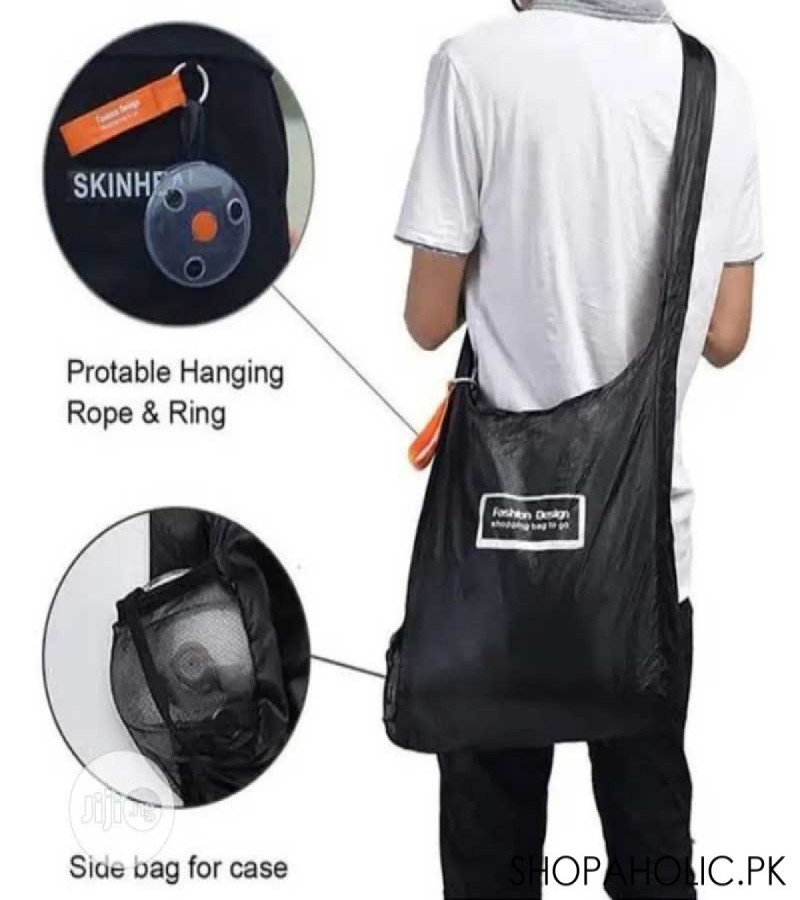 Portable Shopping Bag To Rollup