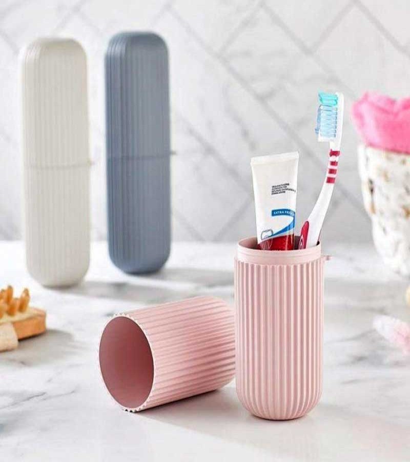 Portable Smart Toothbrush Toothpaste Storage Holder Box For Outdoor Travel