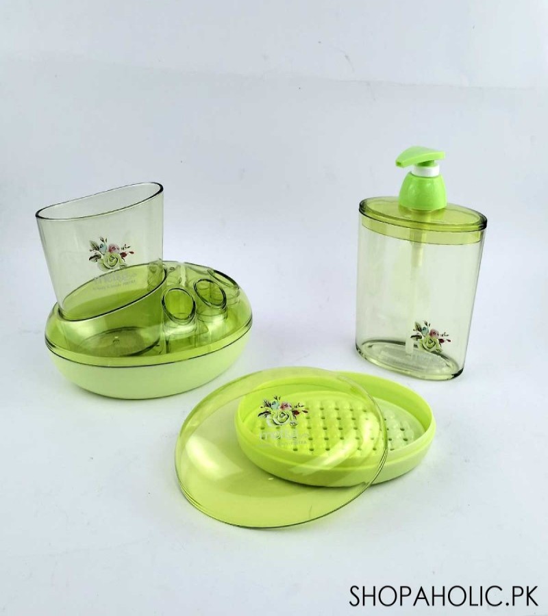 (Set Of 3) Rose Garden Bathing Series
