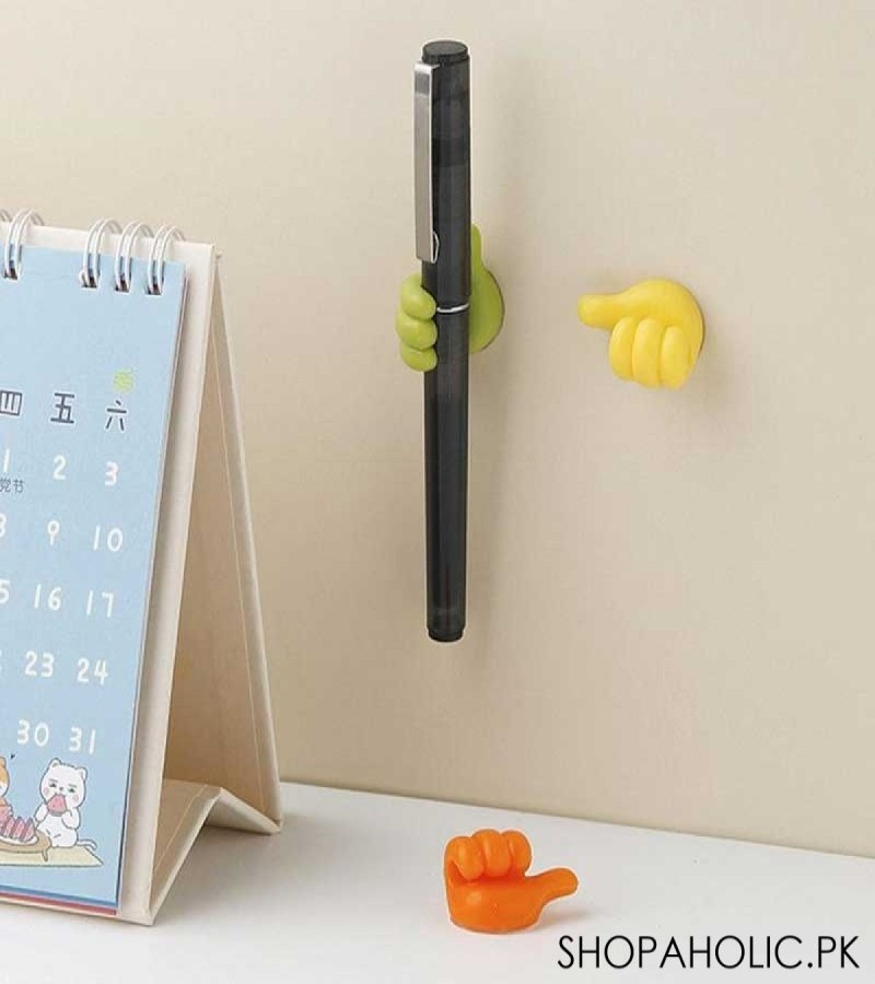 (Set Of 5) Silicone Thumb Hooks Clip Cable Holder