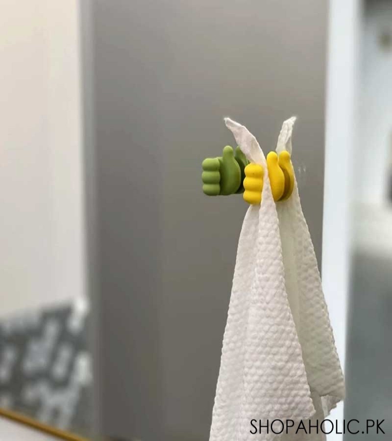 (Set Of 5) Silicone Thumb Hooks Clip Cable Holder