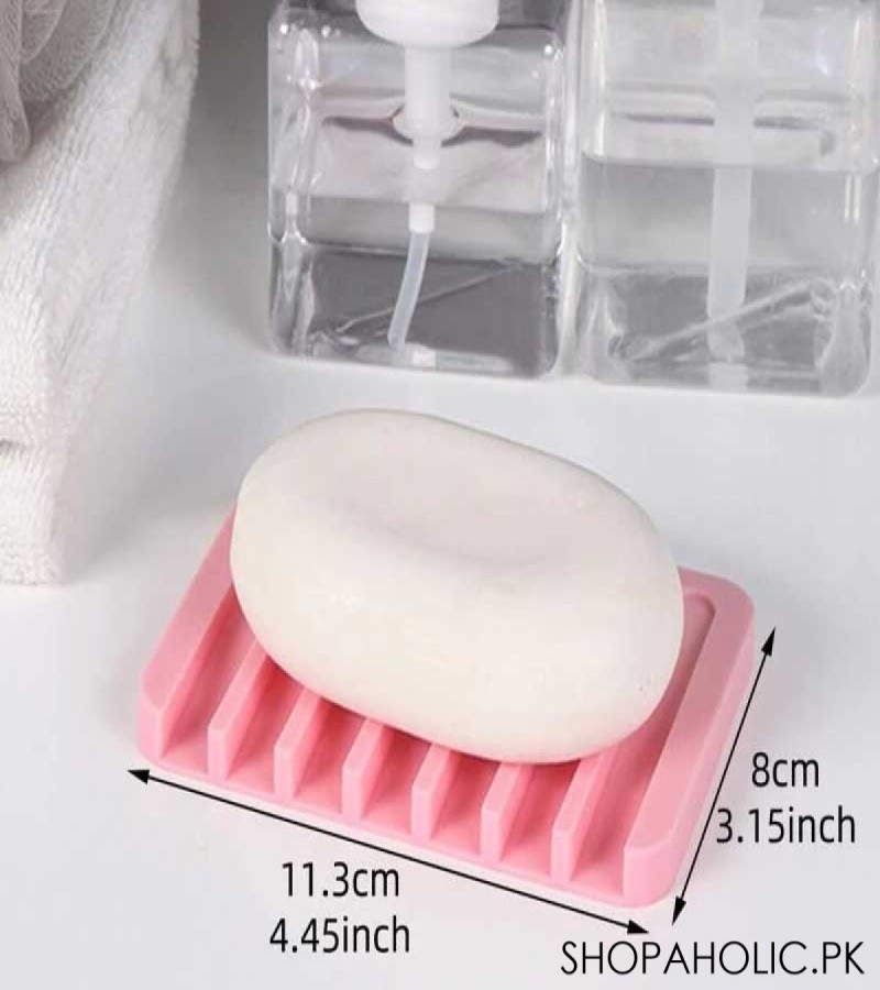 Silicone Drying Mat Dish Soap Holder Tray