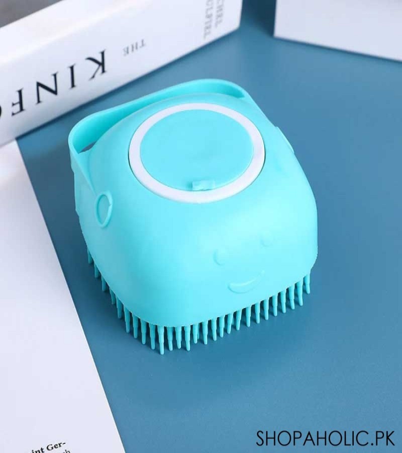 Silicone Massage Bath Brush Liquid Mini Soap Dispenser