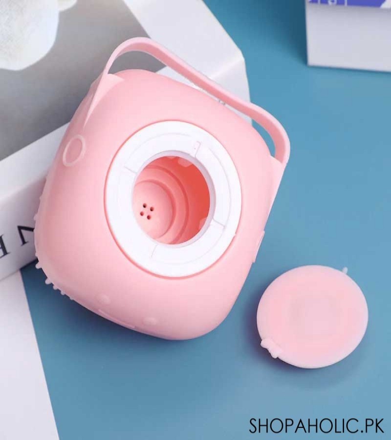Silicone Massage Bath Brush Liquid Mini Soap Dispenser