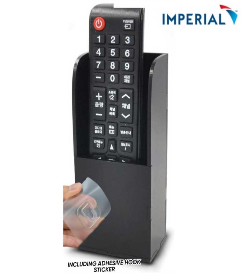 Single Remote Wall Holder Black