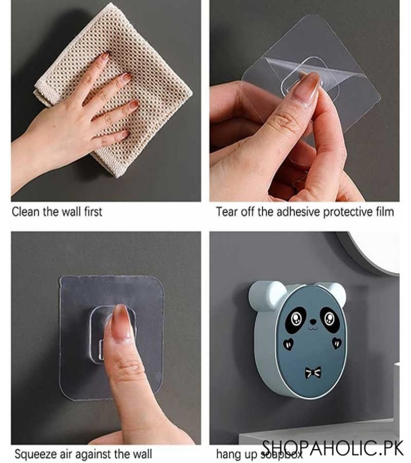 Wall Mounted Cute Panda Soap Box