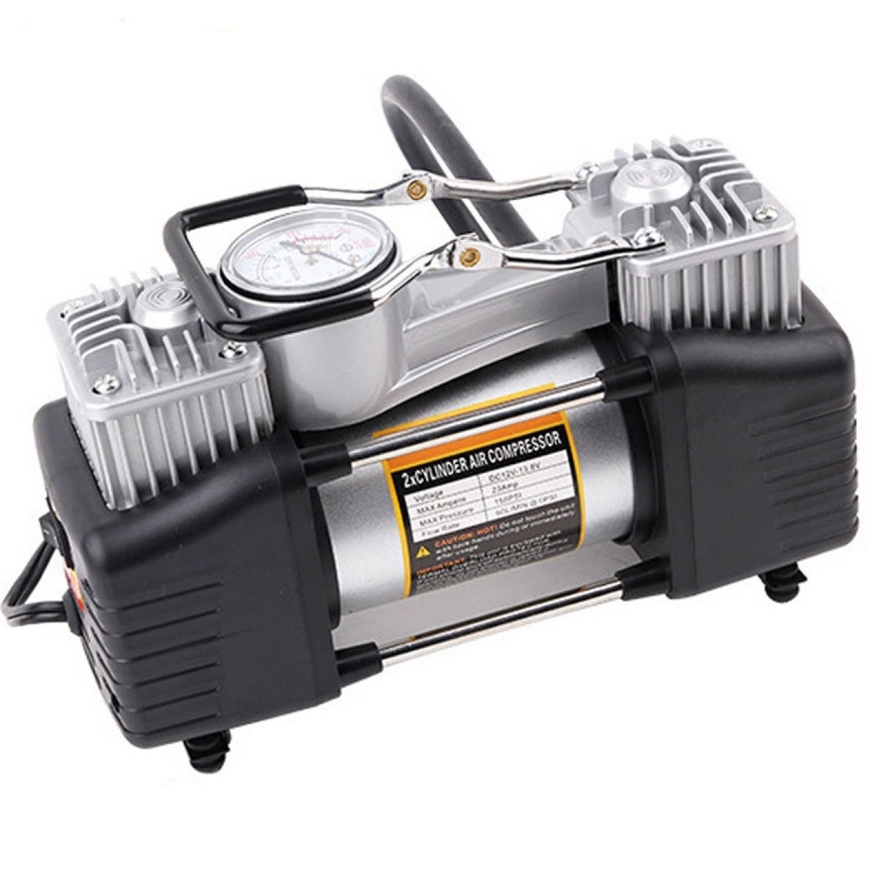 Heavy Duty Portable 2 Cylinder Air Compressor For Vehicles