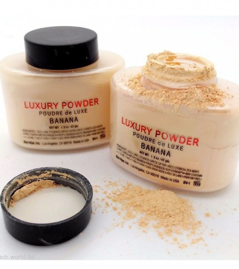 BANANA LUXURY POWDER BRAND NEW SEALED POUDRE de LUXE.1.5OZ (42g)