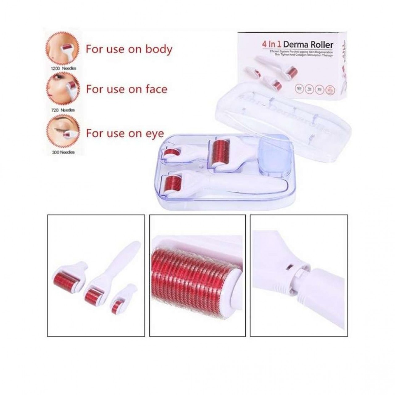 Derma Roller 4 In 1 - White