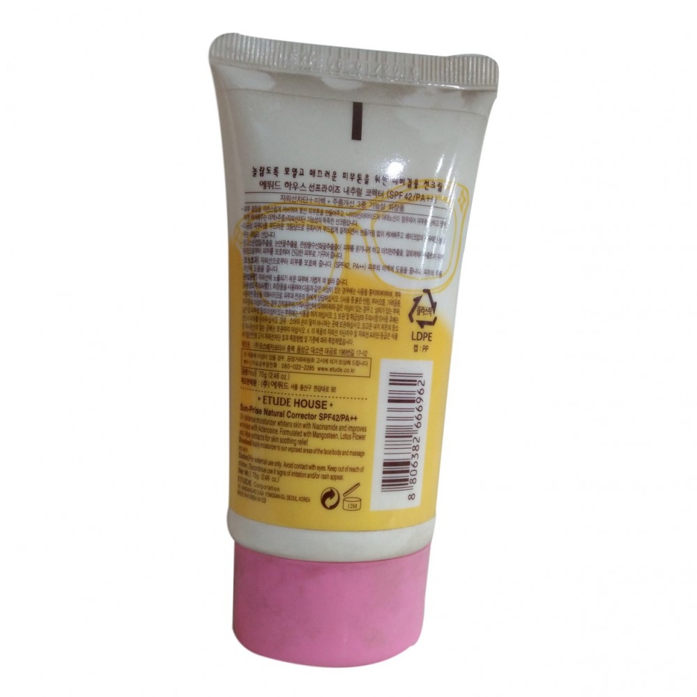 Etude House Sun Prise 3 Effects Natural Corrector SPF42/PA++ - 70g