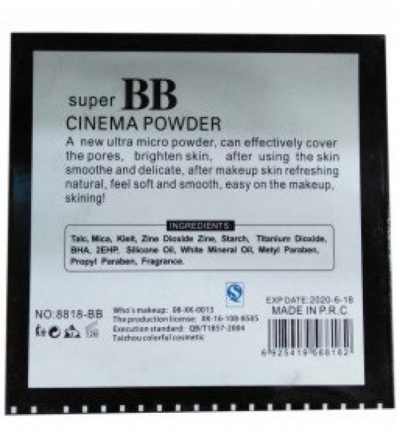 Natili BB Cinema Powder Dry & Wet Amphibious Powdery Cake - 40 G