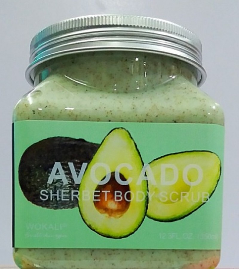 wokali avocado sherbet body scrub 350ml