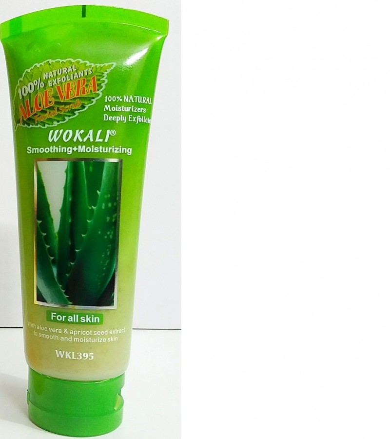 Wokali (Smoothing+Moisturizing) Aloe Vera With Apricot Extract-120ml