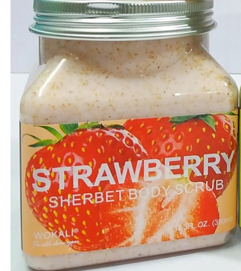 Wokali Strawberry Sherbet Body Scrub-350ml