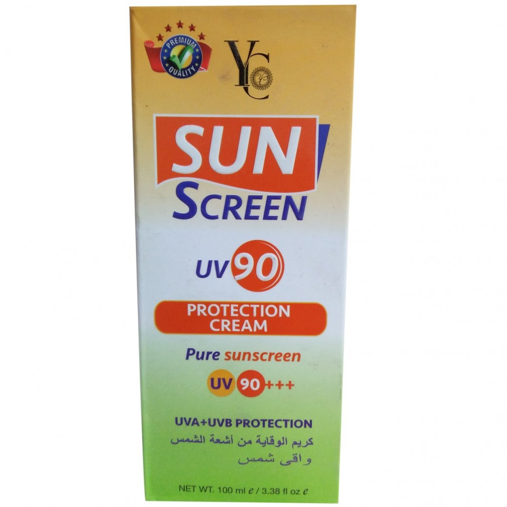 YC Sun Screen UV 90 Protection Cream - 100 ML