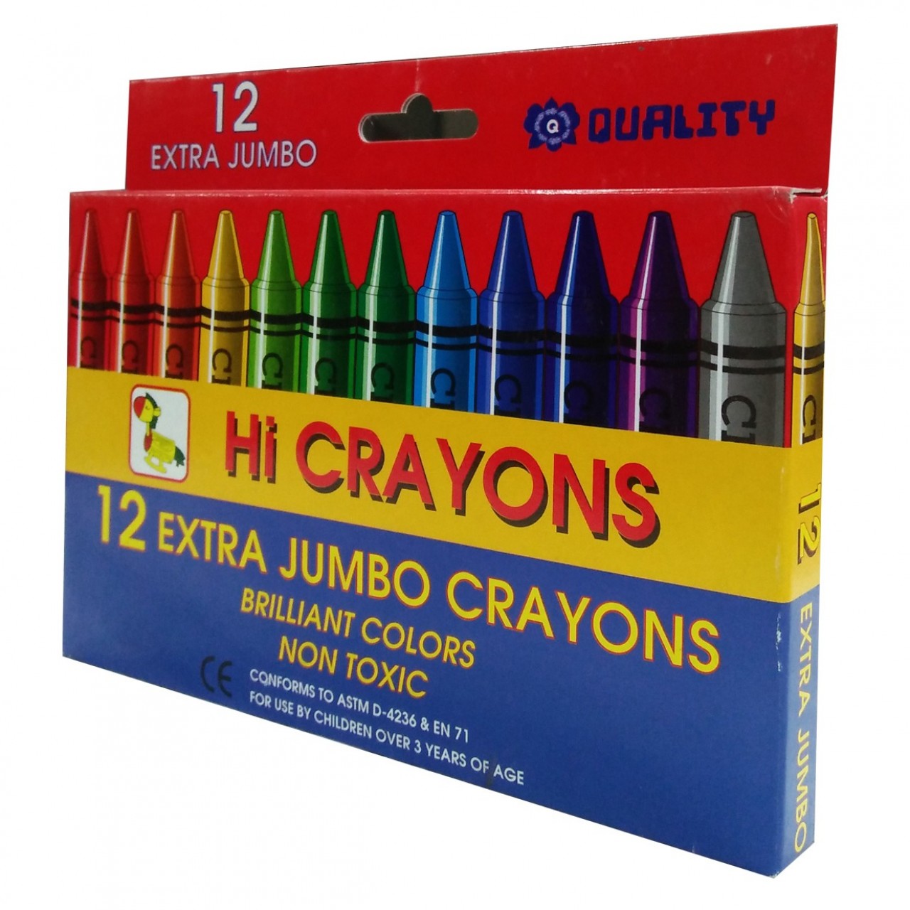 Hi Crayons For Kids - 12 Extra Jumbo Crayons